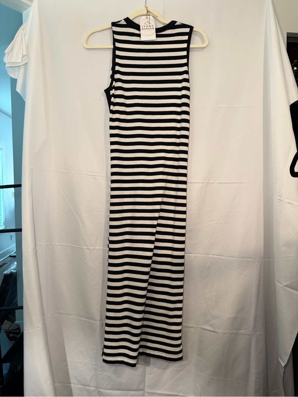 Rag & Bones Brit Striped Side-Split Tank dress XXS - Picture 3 of 5